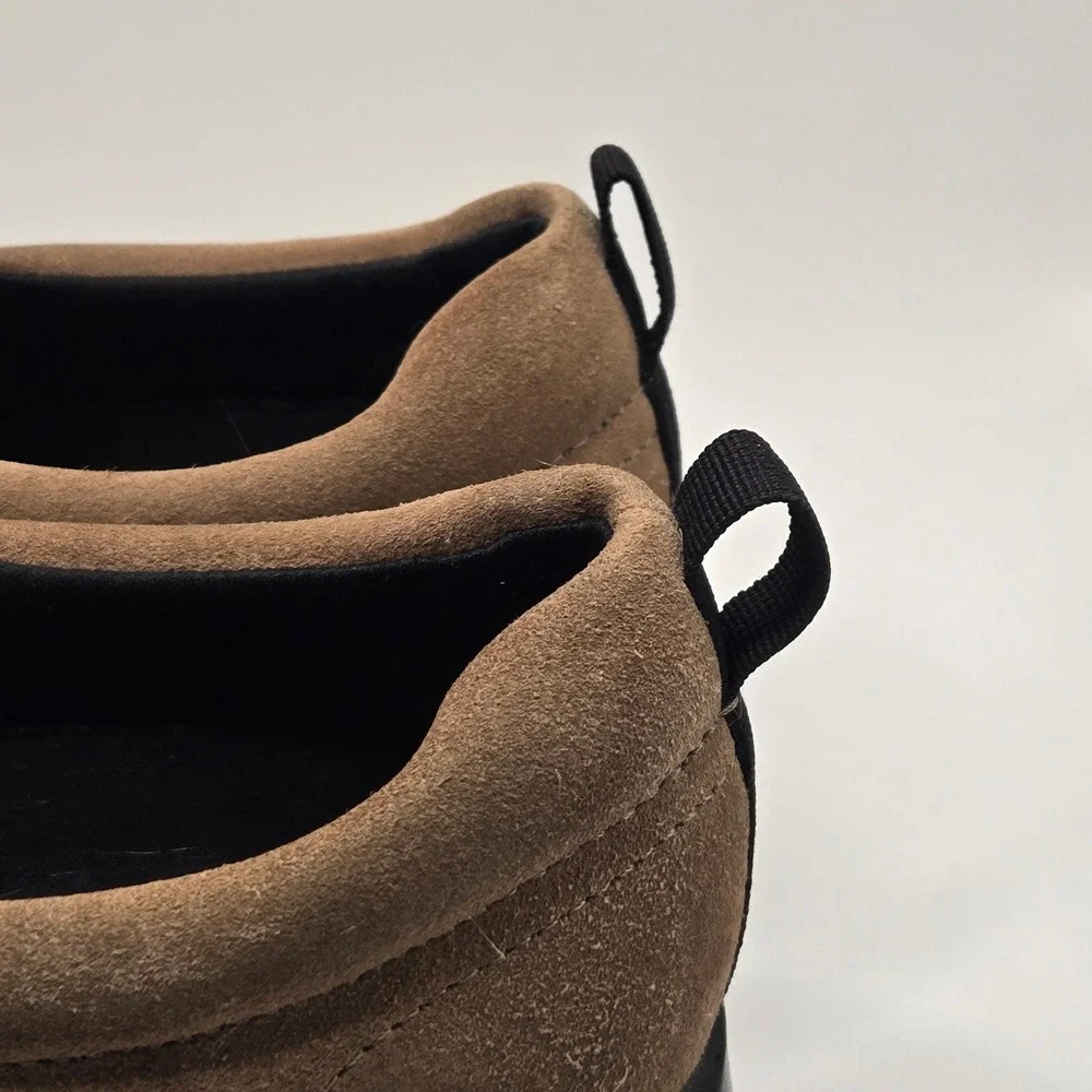 Bare‎ Traps Slip On Loafers Womens 8.5 Tan Suede Wedge Comfort Shoes (S11)